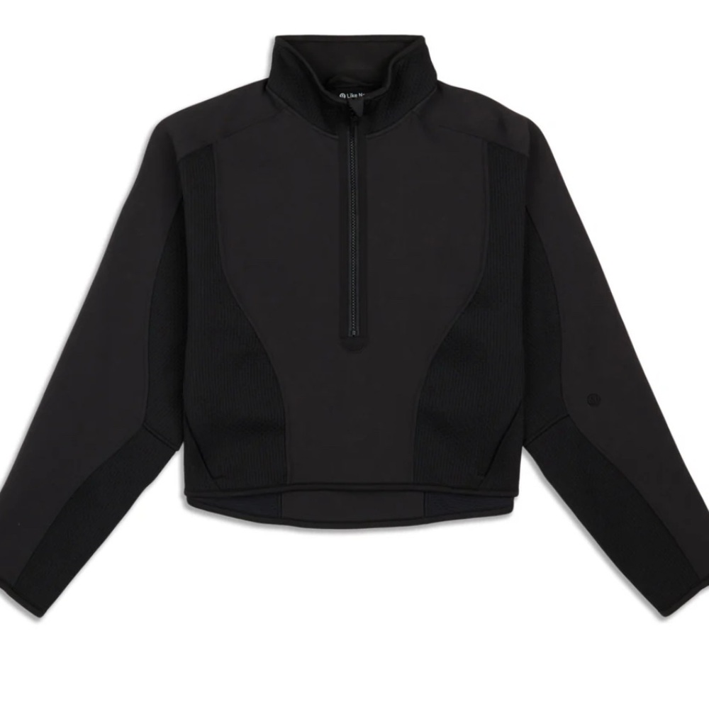 Lululemon mix fabric pullover half zip